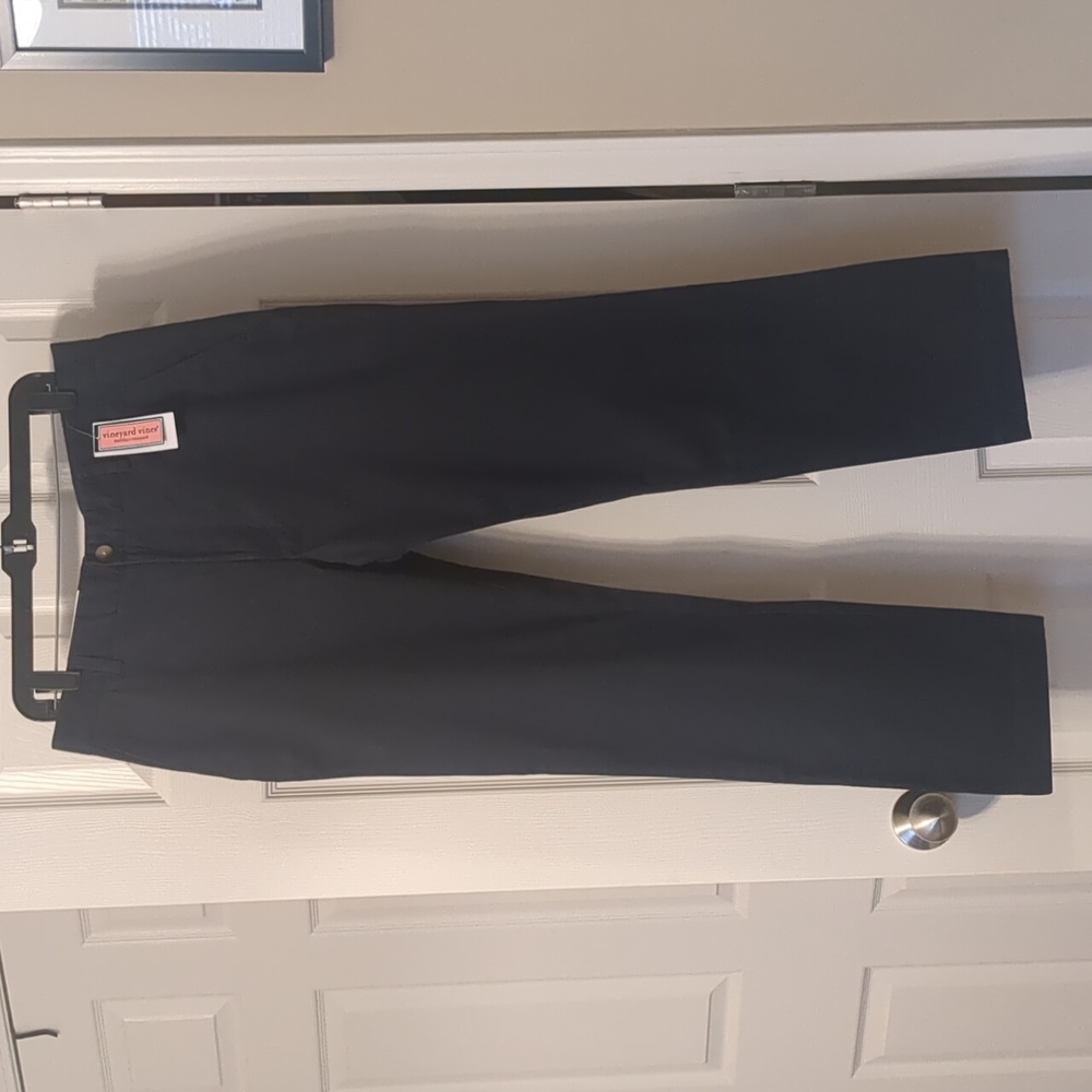 Vineyard Vines men's dress pants. Stretch breaker pant, navy. 32X30